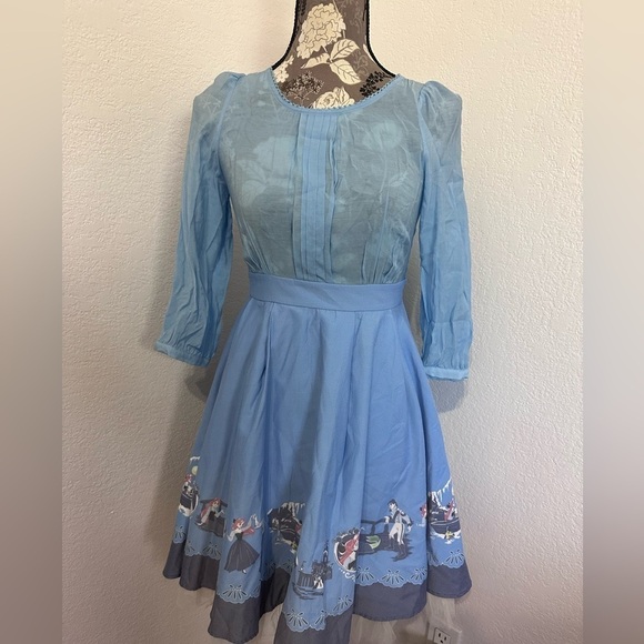 Secret Honey x Disney Honey Bunch The Little Mermaid  Disney Dress- 2 Small NWT - Picture 15 of 16